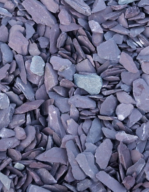 Plum Slate Chippings 40mm 